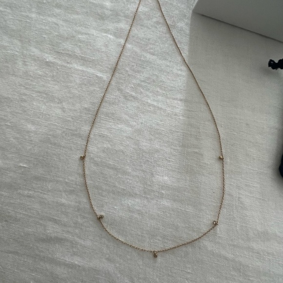 Mejuri Jewelry Mejuri Diamonds Station Necklace Poshmark